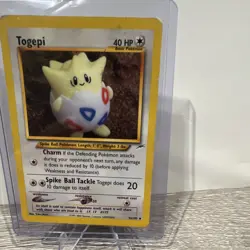Nintendo Togepi 56/105 Neo Discovery Regular Vintage Basic 40 HP Pokemon TCG - Image 4