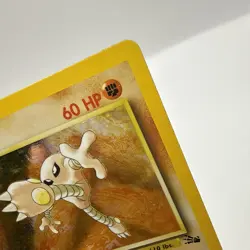 Pokemon TCG Hitmonlee 7/62 Unlimited Holo Rare WOTC Fossil - Image 3