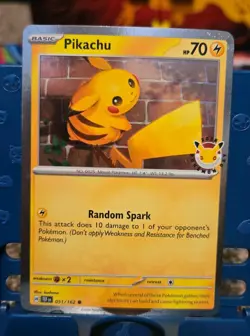 Pikachu Pokemon Day 2026 051/162 30th Anniversary Promo Pokemon TCG - Image 1
