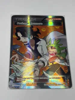 Pokemon Professor Sycamore 114/114 Ultra Rare Full Art XY Steam Siege NM/Mint - Image 1