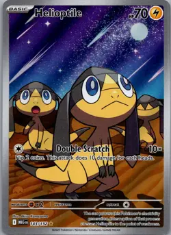 Helioptile 143/132 Illustration Rare Mega Evolution Pokemon Near Mint - Image 1