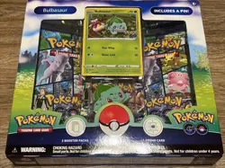 TCG Pokemon GO Bulbasaur Pin Collection Box - Image 5