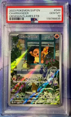 Charmander 44 Black Star Promo Pokemon SV: Obsidian Flames PSA 10 GEM MINT - Image 1