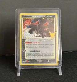 Pokemon TCG Umbreon Gold Star 17/17 Celebrations Classic Collection NM Condition - Image 1