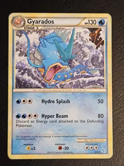 2010 Pokemon HeartGold & SoulSilver Trainer Kit Gyarados #20/30 - LP - Image 2