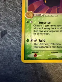 Pokemon Lileep 52/108 Reverse Holo Power Keepers 2007 - LP - Image 5