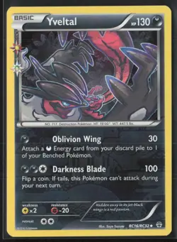 Yveltal RC16/RC32 Pokemon Generations Radiant Collection - Image 1