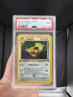 1999 Pokemon Jungle Pidgeot 8/64 Holo Rare 1st Edition PSA 9 (New Cert) - Image 1