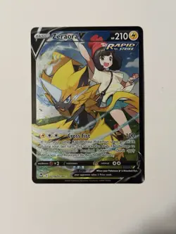 Zeraora V TG16/TG30 Ultra Rare Pokemon TCG Silver Tempest Trainer Gallery- MINT! - Image 2
