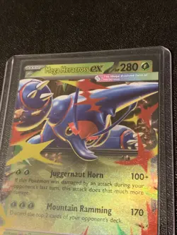 Pokemon TCG Mega Evolution Phantasmal Flames Holo Mega Heracross Ex 004/094 - Image 2