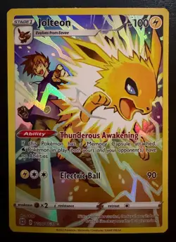 Jolteon TG04/TG30 Holo Brilliant Stars Trainer Gallery Pokemon NM - Image 1