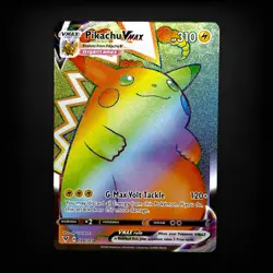 Pokemon TCG SWSH04: Vivid Voltage Pikachu VMAX (Secret) #188/185 Secret Rare NM - Image 1