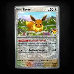 Pokemon TCG Eevee #074/131 Promo Pokemon Day 2025 NM - Image 1