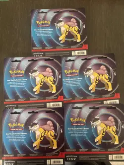 Pokemon Raikou 2 Pack Blister Mega Evolutions & Phantasmal Flames Lot Of 5 - Image 3