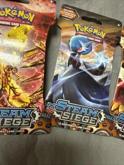 2016 POKEMON TCG XY STEAM SIEGE - Art Set - SLEEVED BOOSTER PACK -4 Packs - Image 4
