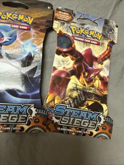2016 POKEMON TCG XY STEAM SIEGE - Art Set - SLEEVED BOOSTER PACK -4 Packs - Image 5