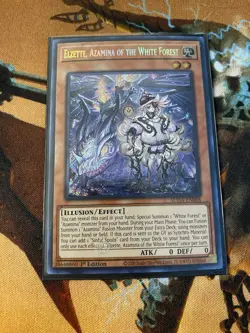 Yu-Gi-Oh! Elzette, Azamina of the White Forest SUDA-EN008 Secret Rare NM - Image 1