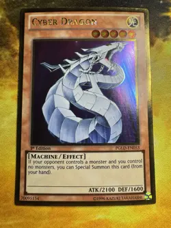 Yugioh - Cyber Dragon - PGLD-EN053 1st Edition NM - Image 1