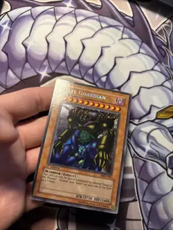 YUGIOH Gate Guardian MRD-000 SECRET Metal Raiders 1st Ed LP (LM) - Image 2