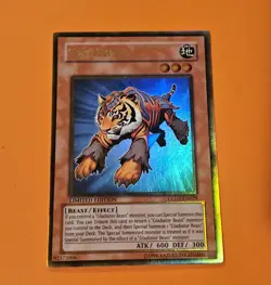 Yugioh Test Tiger Ultra Rare GLD2-EN029 Gold Series - Image 1