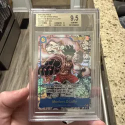 Monkey.D.Luffy Manga OP11-118 A Fist of Divine Speed Secret Rare Foil BGS 9.5 - Image 1