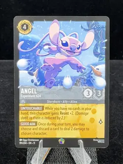 Disney Lorcana-Winterspell-Angel-Experiment 624-#191-Regular-M/NM - Image 1