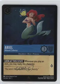 2023 Disney Lorcana - The First Chapter 1 Foil Ariel Whoseit Collector #137 - Image 1