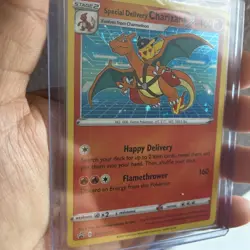 Special Delivery Charizard Pokemon Center Promo Card Holo (SWSH075) - SEALED - Image 4