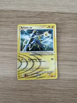 Arceus AR6 Platinum Holo Card Level 100 LP/Excellent - Image 1