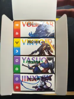 League of Legends Card Game Chinese Arcane Exclusive Start Deck Set4 Characters - Image 3