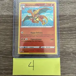 Special Delivery Charizard Pokemon Center Promo Card Holo (SWSH075) - SEALED - Image 1