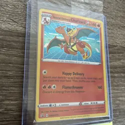 Special Delivery Charizard Pokemon Center Promo Card Holo (SWSH075) - SEALED - Image 2