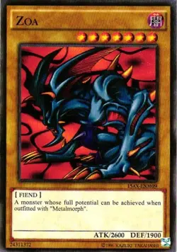 ZOA YuGiOh YU GI OH Custom Anime Collectible Card - Image 1