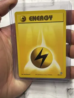 Lightning Energy 109/111 Neo Genesis Set Unlimited Pokemon Card NM Near Mint TCG - Image 1