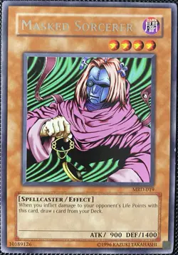 Masked Sorcerer MRD-019 Metal Raiders Unlimited Edition - Yugioh Card - Image 1