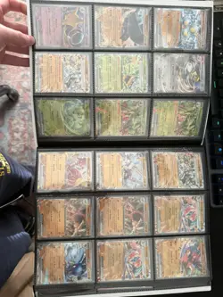 Big Binder Collection Lot of 200+ Pokemon Cards Mixed SV EX - Image 1