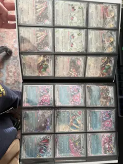 Big Binder Collection Lot of 200+ Pokemon Cards Mixed SV EX - Image 2