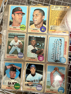 Lot (50) 1968 Topps Baseball CArds - Image 1