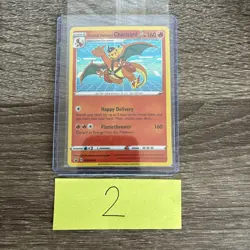 Special Delivery Charizard Pokemon Center Promo Card Holo (SWSH075) - SEALED - Image 1