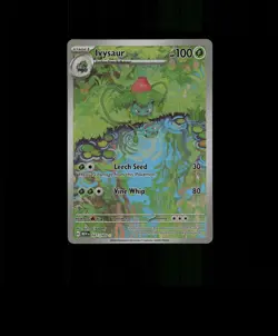 FAN-ART READ DESCRIPTION BELOW HOLO IVYSAUR Card IVYSAUR Pokemon Card p2 - Image 1