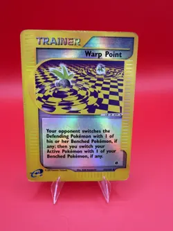 Pokemon Warp Point 152/165 Expedition Base Set Reverse Holo Card - Image 1