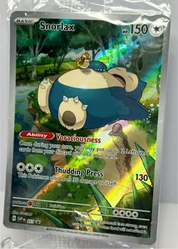 Pokemon SNORLAX 151 Promo SEALED NEW - 051 Sv Scarlet & Violet Promo Cards Holo - Image 1