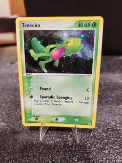 Pokemon Treecko #016 Holo Black Star Promo Card Near Mint Condition - Image 1