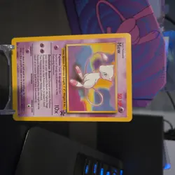 Pokemon TCG Mew Black Star Promo #8 WOTC Rare Non-Holo Card - Vintage, LP - Image 1