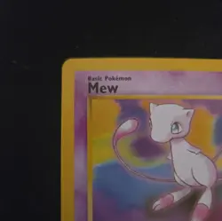 Pokemon TCG Mew Black Star Promo #8 WOTC Rare Non-Holo Card - Vintage, LP - Image 4