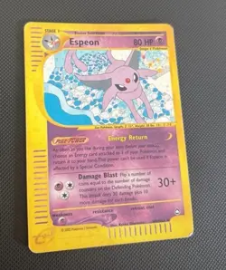 Pokemon Card- Espeon-Aquapolis-Holo-H9/H32-Rare-ENG-LP - Image 3