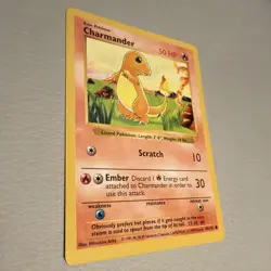 Charmander Shadowless 46/102 Base Set Pokemon Card Near Mint NM - Image 1
