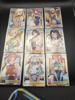 Sexy Lillie Skyla Bea Trainer Card Anime Waifu Goddess Story Doujin Set. Custom - Image 1