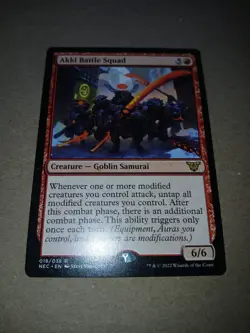 1x Akki Battle Squad Commander: Kamigawa: Neon Dynasty Regular - Image 4