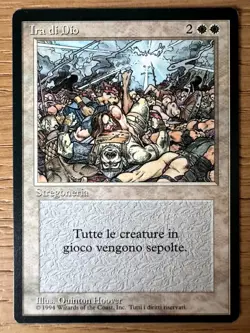 MAGIC - Wrath of God / ITA First Edition - MTG ITA FBB - Image 1